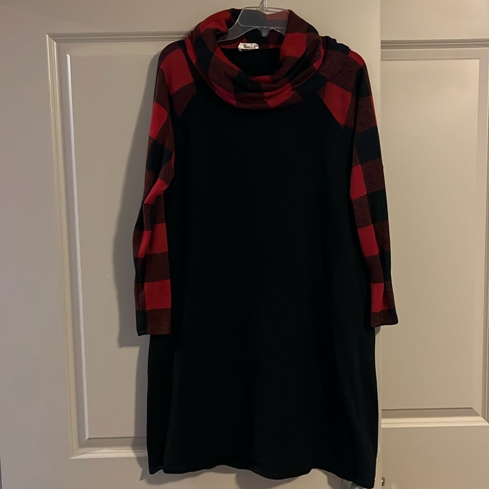 Cowl-neck Dress